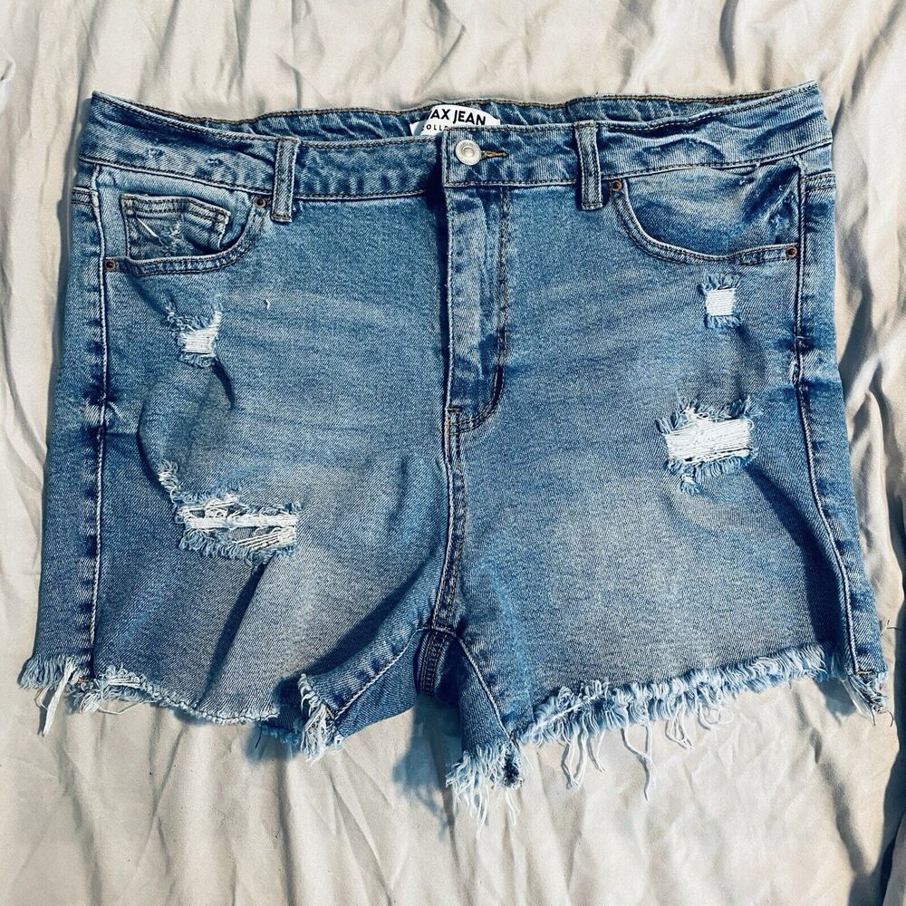 Wax Jeans Shorts Womens Size 3XL plus Size Denim Daisy dukes cut off